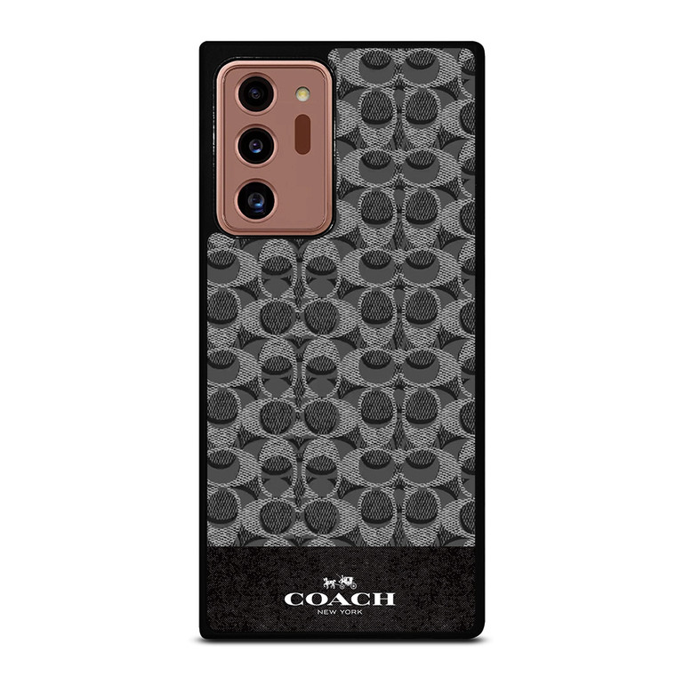 COACH NEW YORK LOGO DARK GREY Samsung Galaxy Note 20 Ultra Case Cover COACH NEW YORK LOGO DARK GREY Samsung Galaxy Note 20 Ultra Case Cover