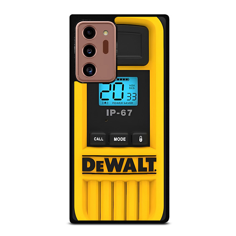DEWALT TOOL LOGO HEAVY DUTY WALKIE TALKIE Samsung Galaxy Note 20 Ultra Case Cover