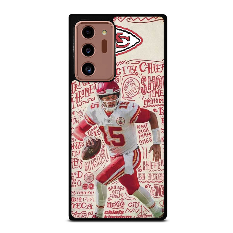 KANSAS CITY CHIEFS 15 PATRICK MAHOMES Samsung Galaxy Note 20 Ultra Case Cover