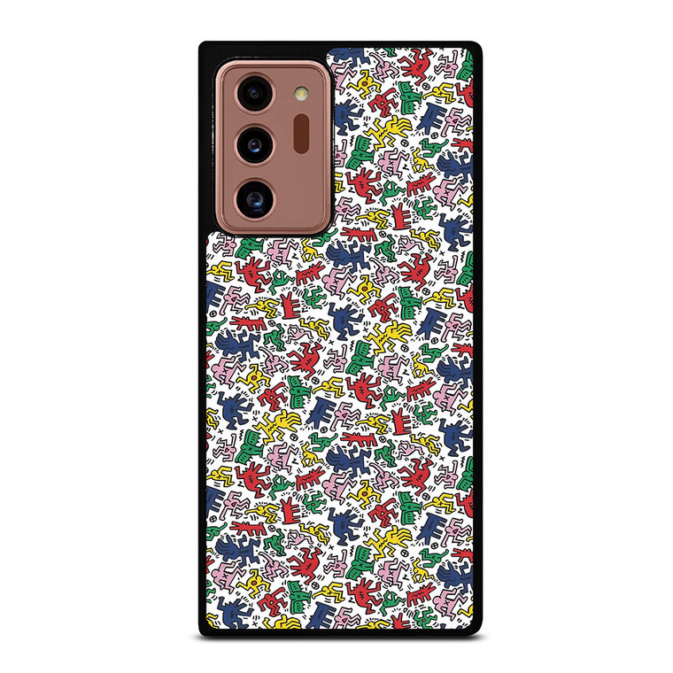 KEITH HARING ART COLORFUL FIGURES Samsung Galaxy Note 20 Ultra Case Cover KEITH HARING ART COLORFUL FIGURES Samsung Galaxy Note 20 Ultra Case Cover