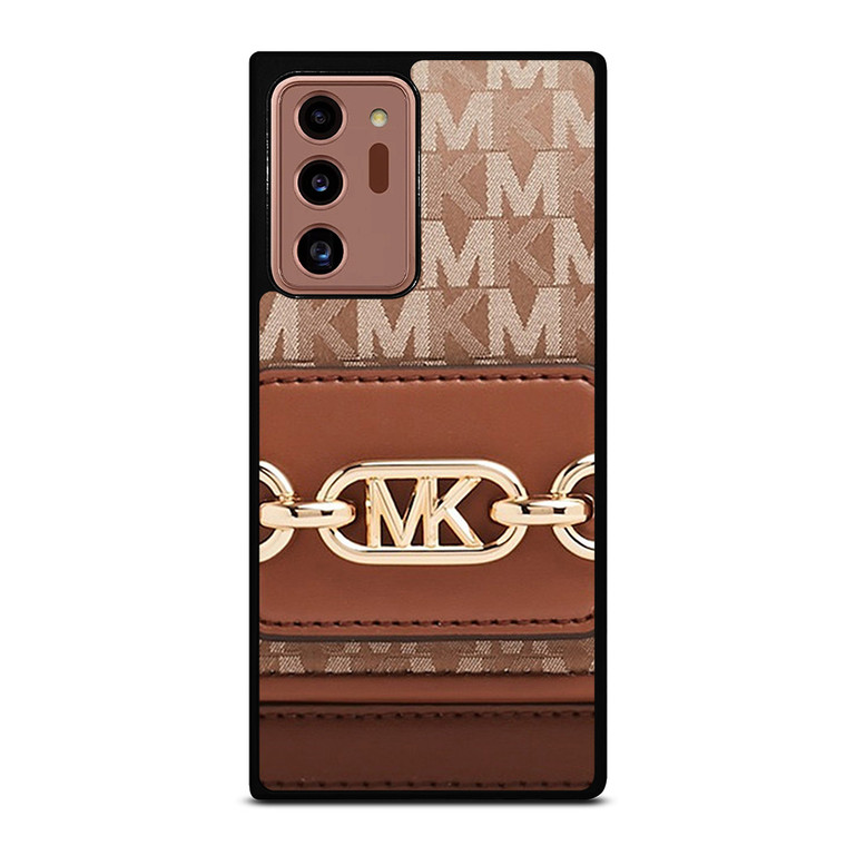 MK MICHAEL KORS LOGO BROWN BAG Samsung Galaxy Note 20 Ultra Case Cover