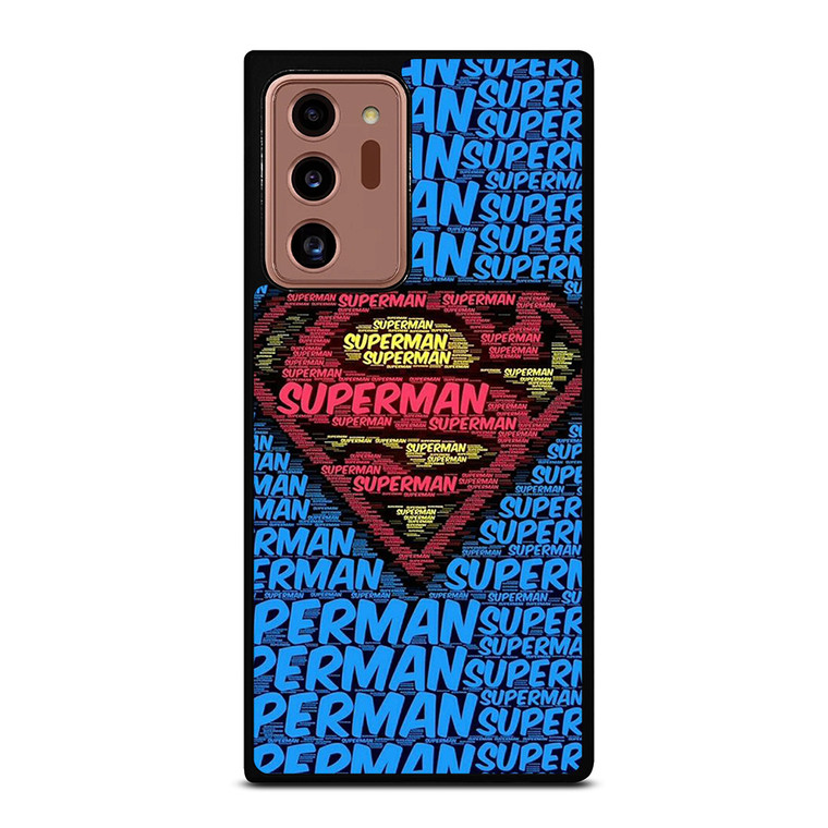 SUPERMAN TYPOGRAPHY LOGO Samsung Galaxy Note 20 Ultra Case Cover