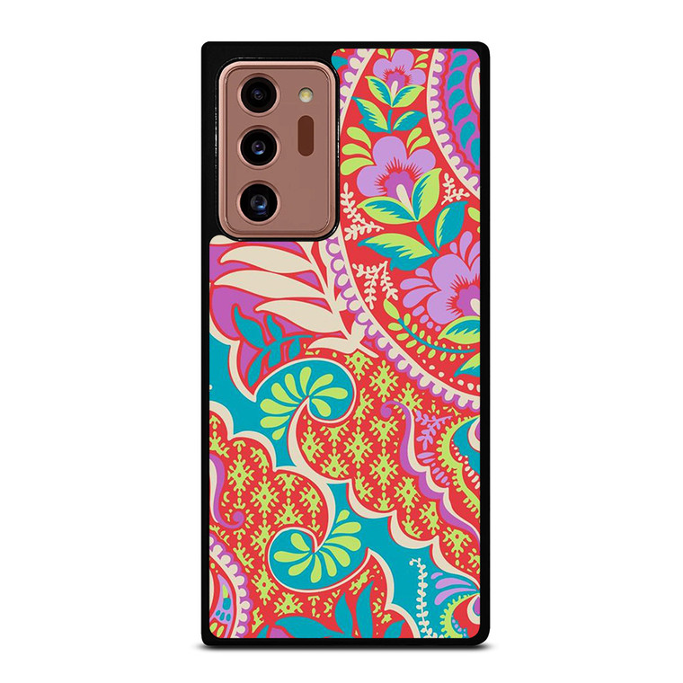 VERA BRADLEY FASHION FLORAL PATTERN Samsung Galaxy Note 20 Ultra Case Cover