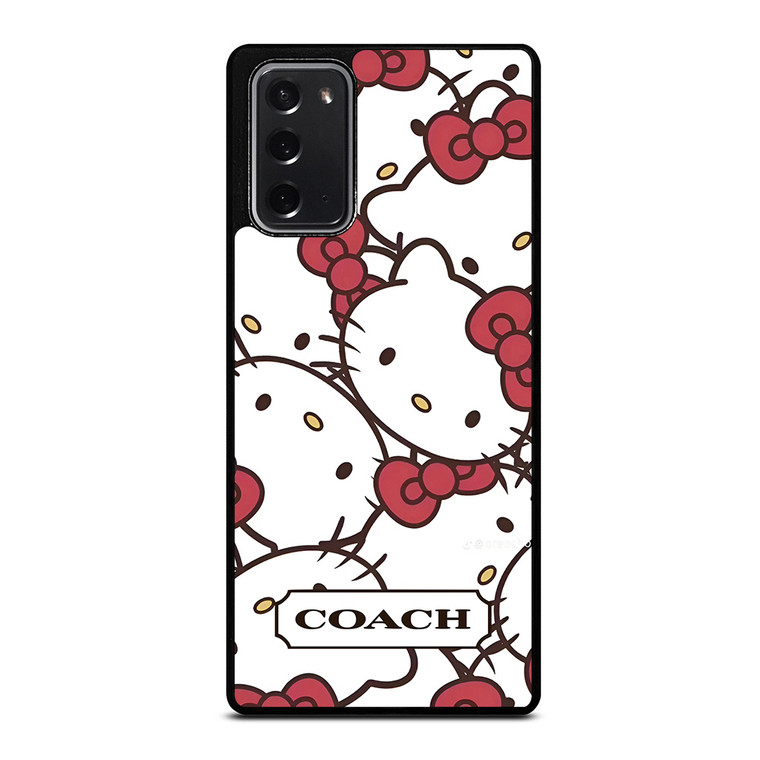 COACH NEW YORK HELLO KITTY FACE COLLAGE Samsung Galaxy Note 20 Case Cover