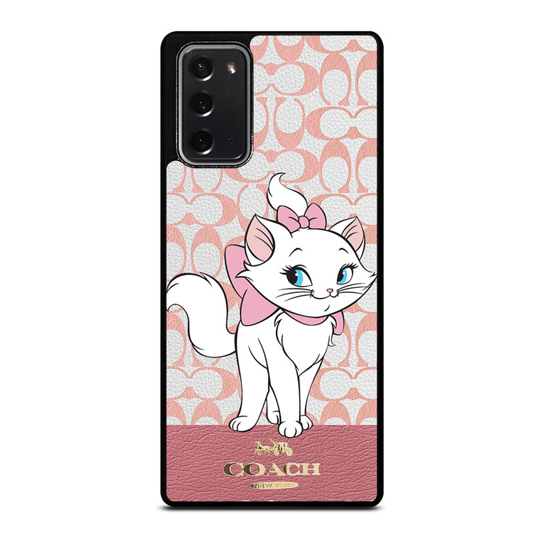COACH NEW YORK LOGO ARISTOCAT MARIE DISNEY Samsung Galaxy Note 20 Case Cover