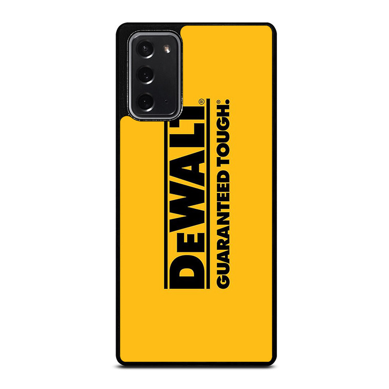 DEWALT TOOL LOGO GUARANTEED TOUGH Samsung Galaxy Note 20 Case Cover