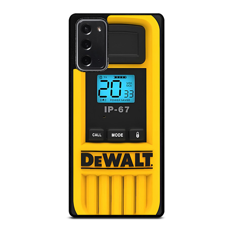 DEWALT TOOL LOGO HEAVY DUTY WALKIE TALKIE Samsung Galaxy Note 20 Case Cover