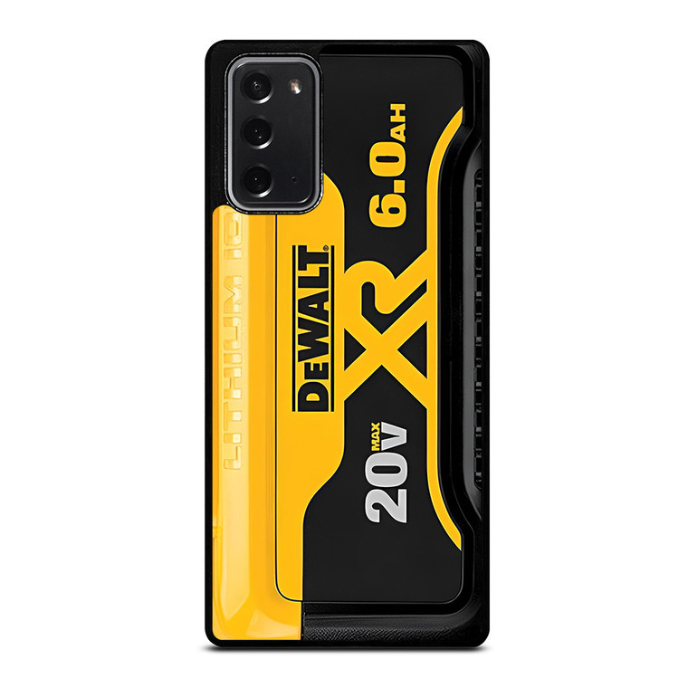 DEWALT TOOL LOGO LITHIUM BATTERY Samsung Galaxy Note 20 Case Cover
