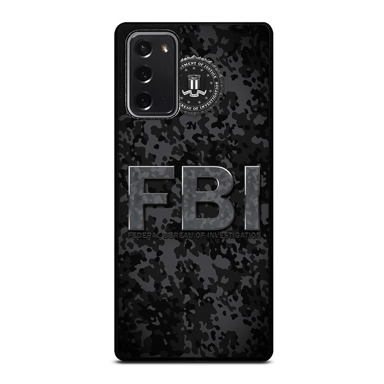 FBI LOGO CAMO Samsung Galaxy Note 20 Case Cover