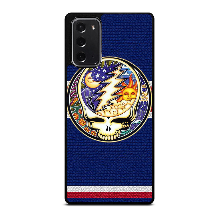 GRATEFUL DEAD BAND SKULL LOGO MOON AND SUN Samsung Galaxy Note 20 Case Cover