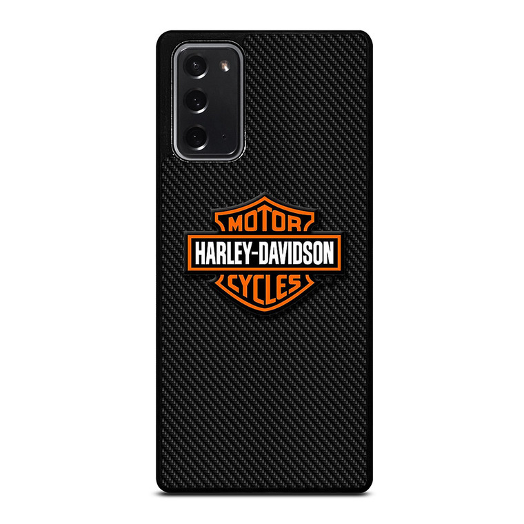 HARLEY DAVIDSON MOTORCYCLES LOGO CARBON Samsung Galaxy Note 20 Case Cover