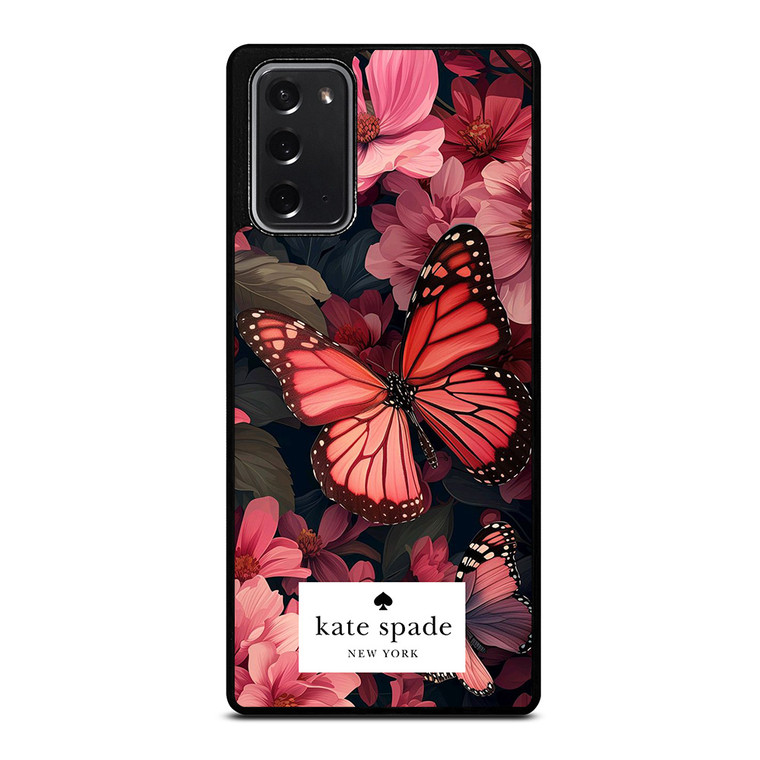 KATE SPADE NEW YORK FLOWER BUTTTERFLY Samsung Galaxy Note 20 Case Cover