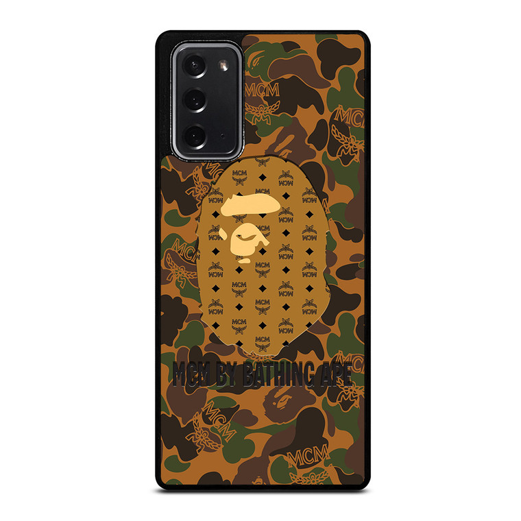 MCM MICHAEL CROMER MUNICH BATHING APE CAMO Samsung Galaxy Note 20 Case Cover