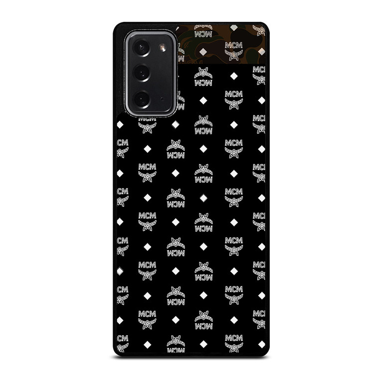 MCM MICHAEL CROMER MUNICH BLACK LOGO Samsung Galaxy Note 20 Case Cover