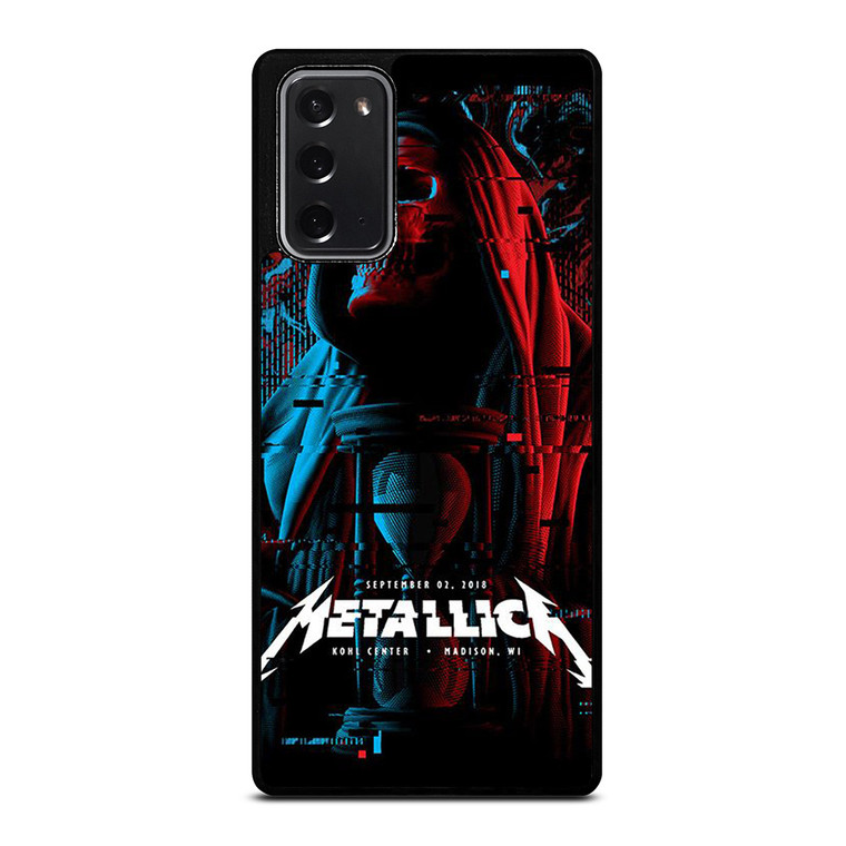 METALLICA BAND 2018 TOUR Samsung Galaxy Note 20 Case Cover METALLICA BAND 2018 TOUR Samsung Galaxy Note 20 Case Cover