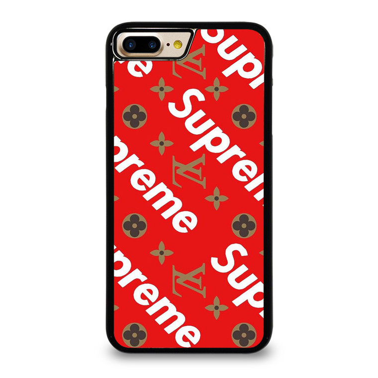 LOUIS VUITTON X SUPREME RED iPhone 7 / 8 Plus Case Cover