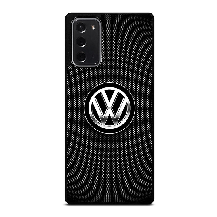 VOLKSWAGEN VW BLACK LOGO ICON Samsung Galaxy Note 20 Case Cover