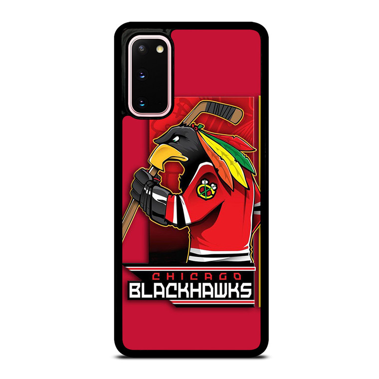 CHICAGO BLACKHAWKS HOCKEY TEAM LOGO MASCOT Samsung Galaxy S20 Case Cover