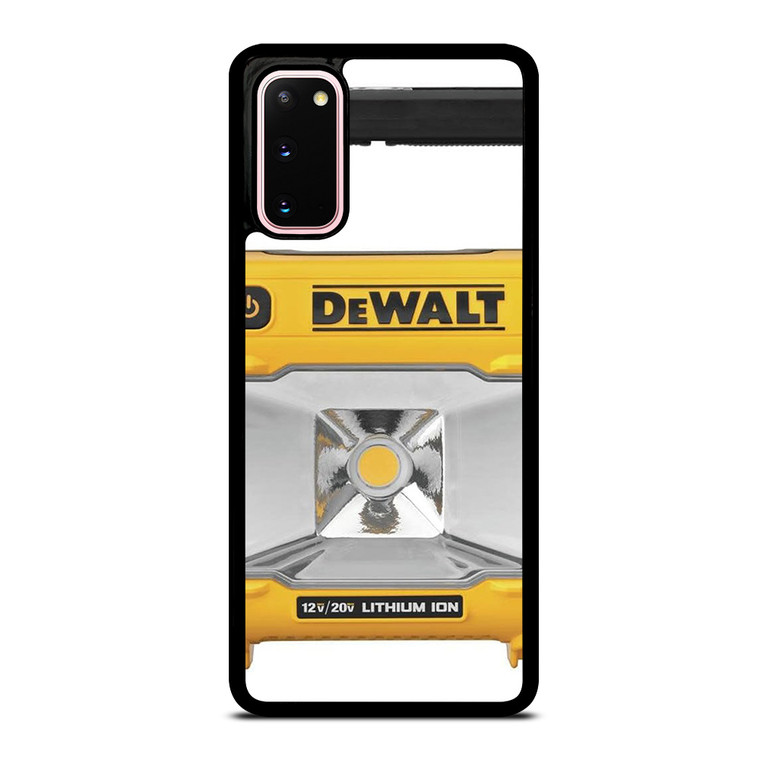 DEWALT TOOL LOGO LED WORK LIGHT Samsung Galaxy S20 Case Cover