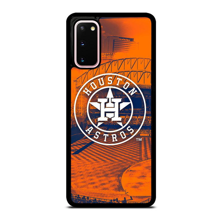 HOUSTON ASTROS ICON MLB BASEBALL TEAM LOGO Samsung Galaxy S20 Case Cover