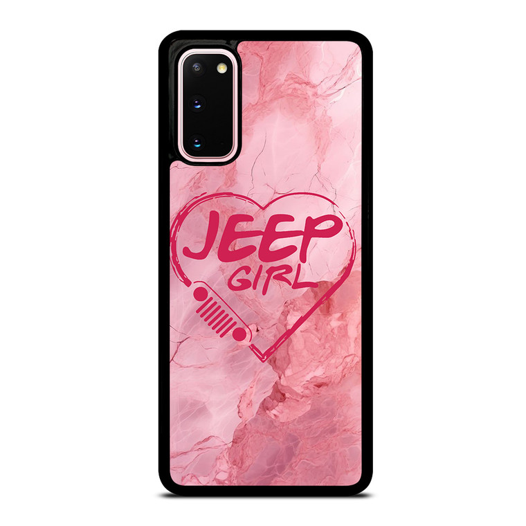 JEEP GIRL LOGO LOVE MARBLE Samsung Galaxy S20 Case Cover