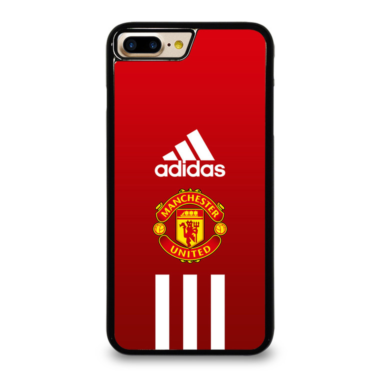 MANCHESTER UNITED FC ADIDAS STRIPES iPhone 7 / 8 Plus Case Cover
