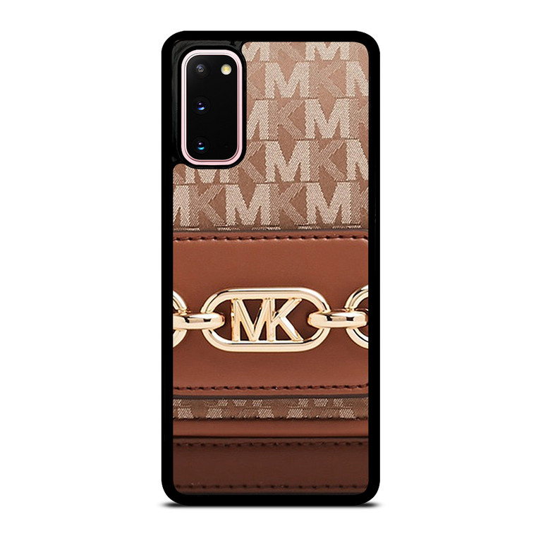 MK MICHAEL KORS LOGO BROWN BAG Samsung Galaxy S20 Case Cover
