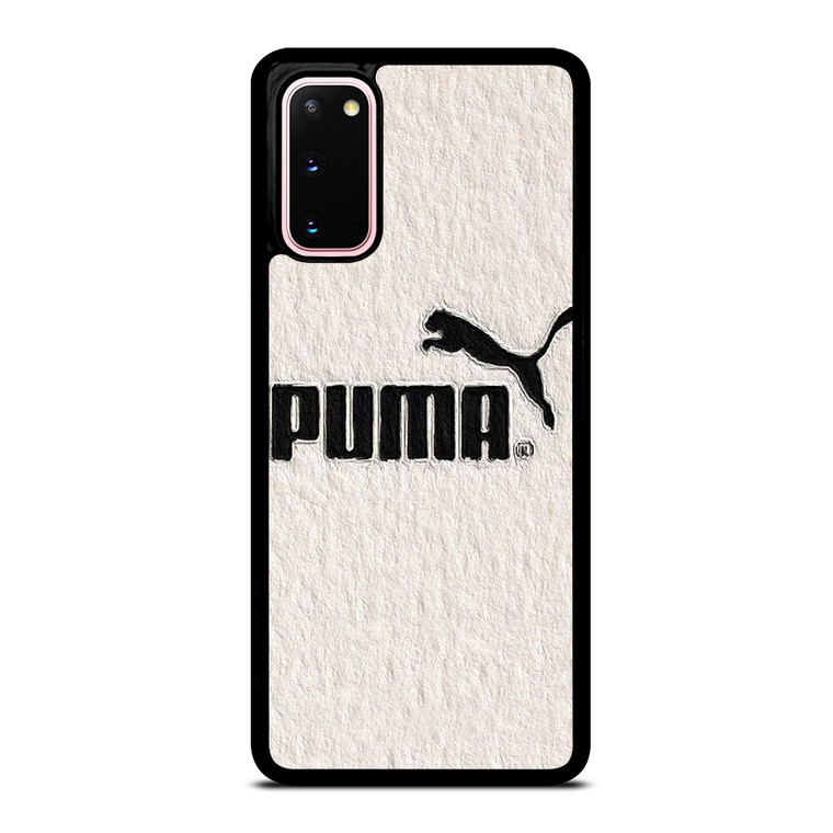 PUMA LOGO BLACK WHITE ICON Samsung Galaxy S20 Case Cover