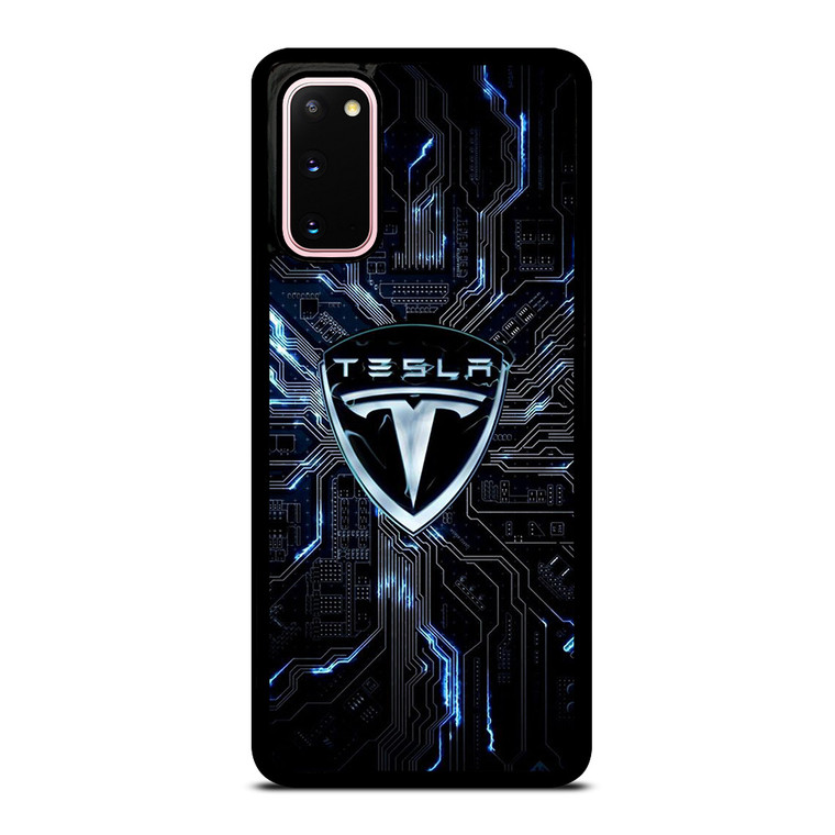 TESLA ELECTRIC CAR LOGO Samsung Galaxy S20 Case Cover