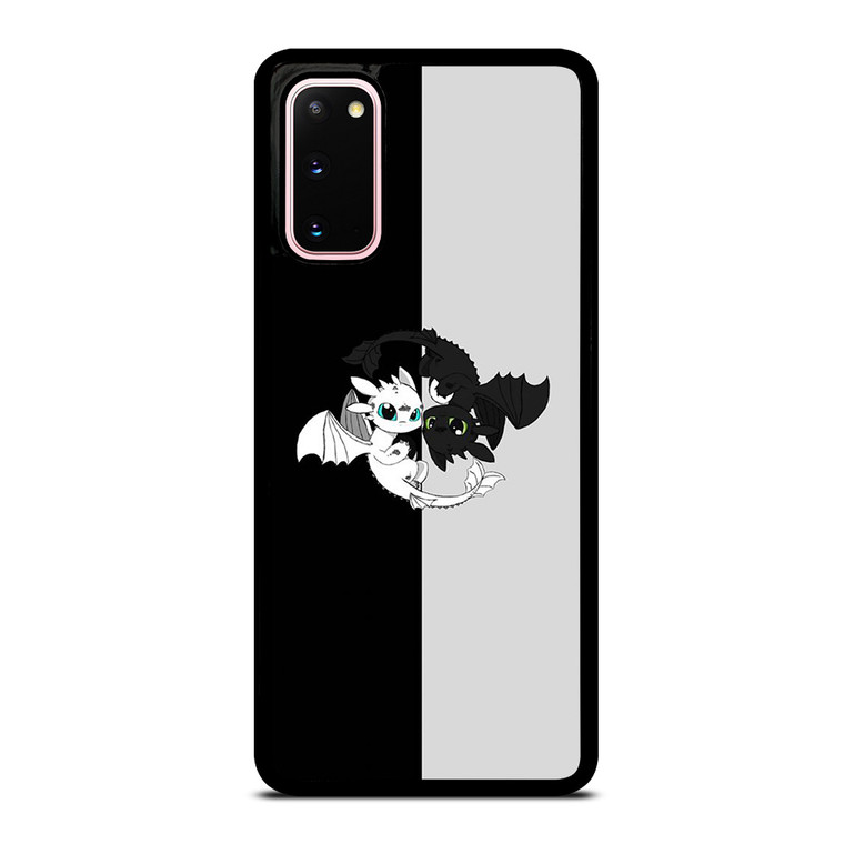 TOOTHLESS AND LIGHT FURY YIN YANG Samsung Galaxy S20 Case Cover