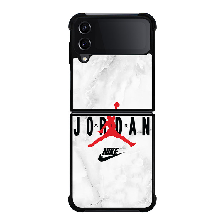 AIR JORDAN NIKE SHOES LOGO MARBLE Samsung Galaxy Z Flip 4 Case Cover
