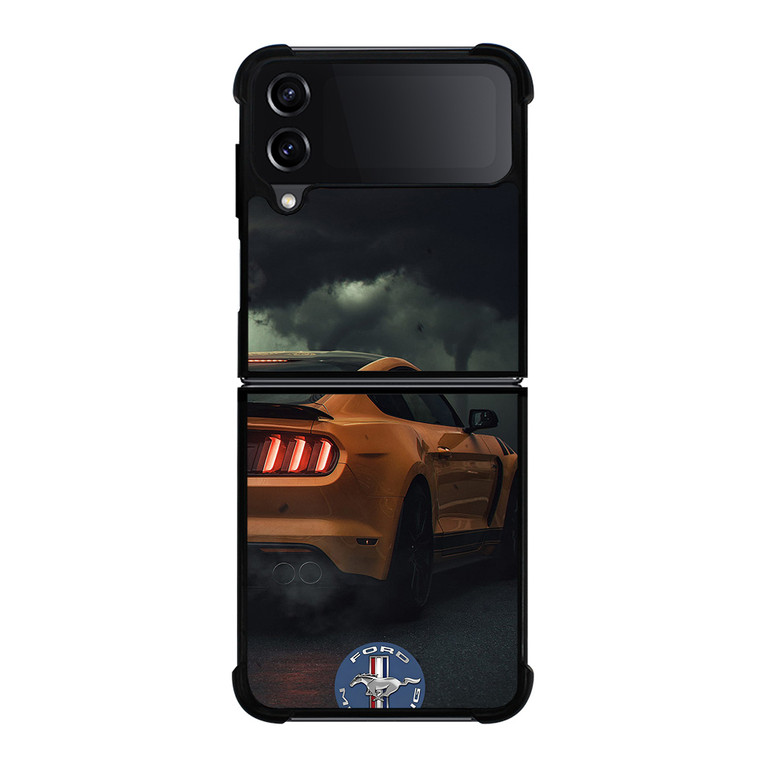 FORD MUSTANG CAR YELLOW Samsung Galaxy Z Flip 4 Case Cover