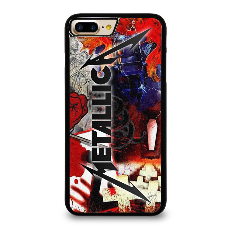 METALLICA ROCK BAND ALL ALBUM iPhone 7 / 8 Plus Case Cover