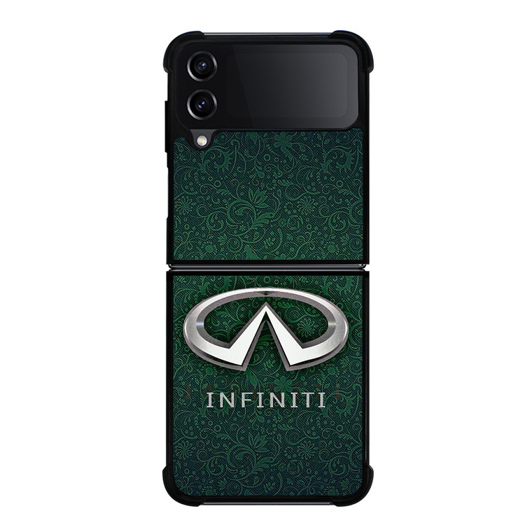 INVINITI CAR LOGO SEAMLESS Samsung Galaxy Z Flip 4 Case Cover