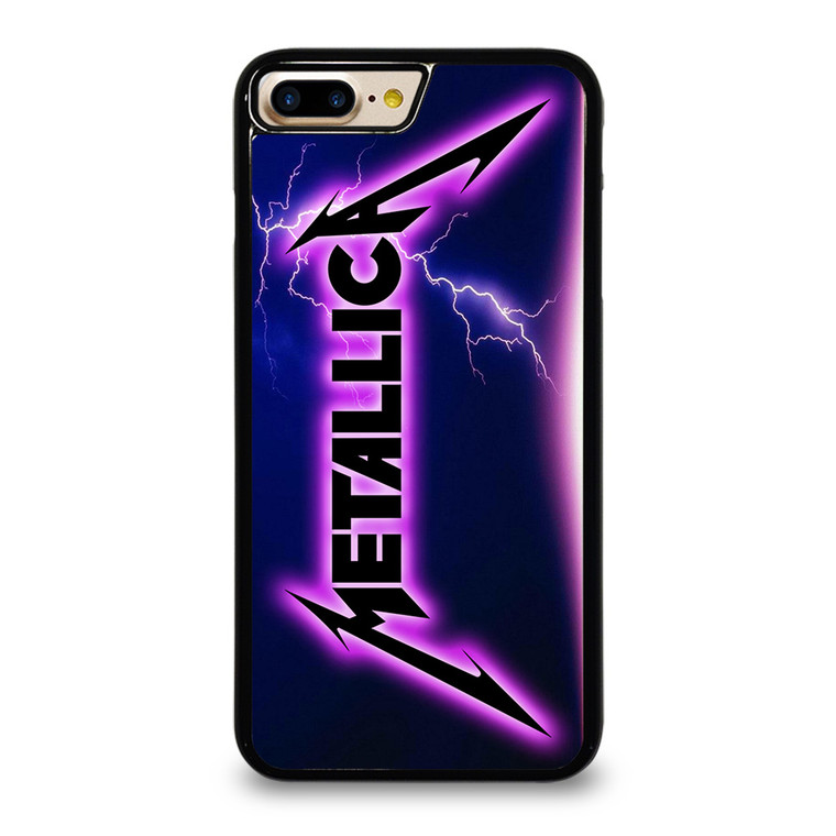 METALLICA ROCK BAND VIOLET LIGHTNING iPhone 7 / 8 Plus Case Cover