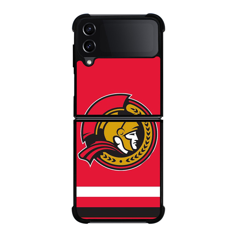 OTTAWA SENATORS LOGO HOCKEY TEAM LOGO Samsung Galaxy Z Flip 4 Case Cover