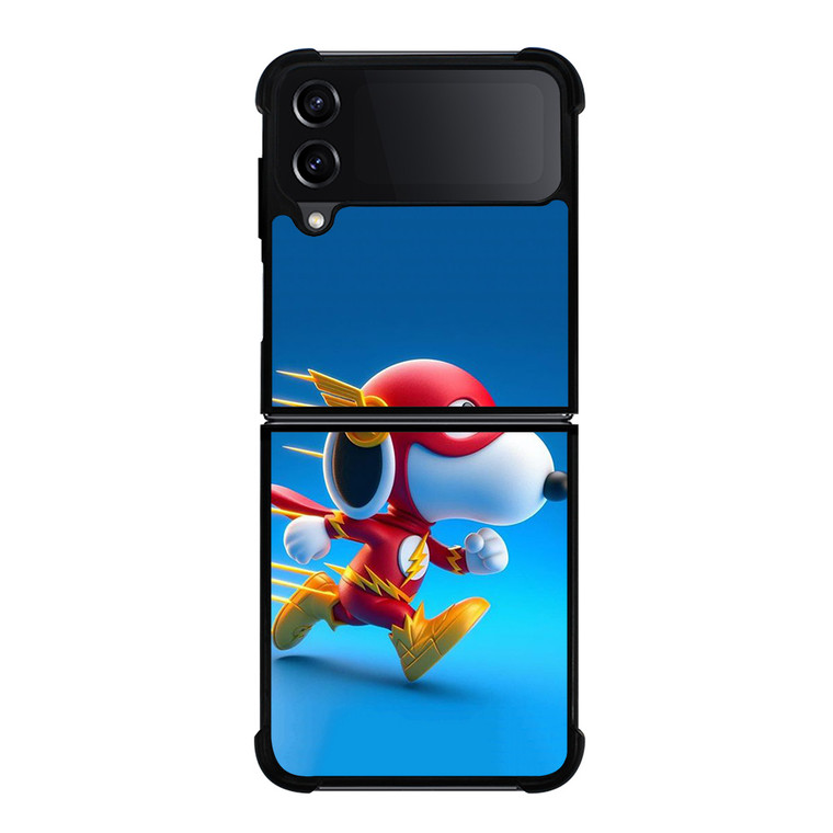 SNOOPY THE PEANUTS THE FLASH Samsung Galaxy Z Flip 4 Case Cover