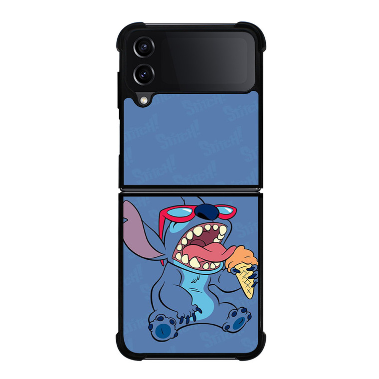 STITCH DISNEY CARTOON ICE CREAM Samsung Galaxy Z Flip 4 Case Cover