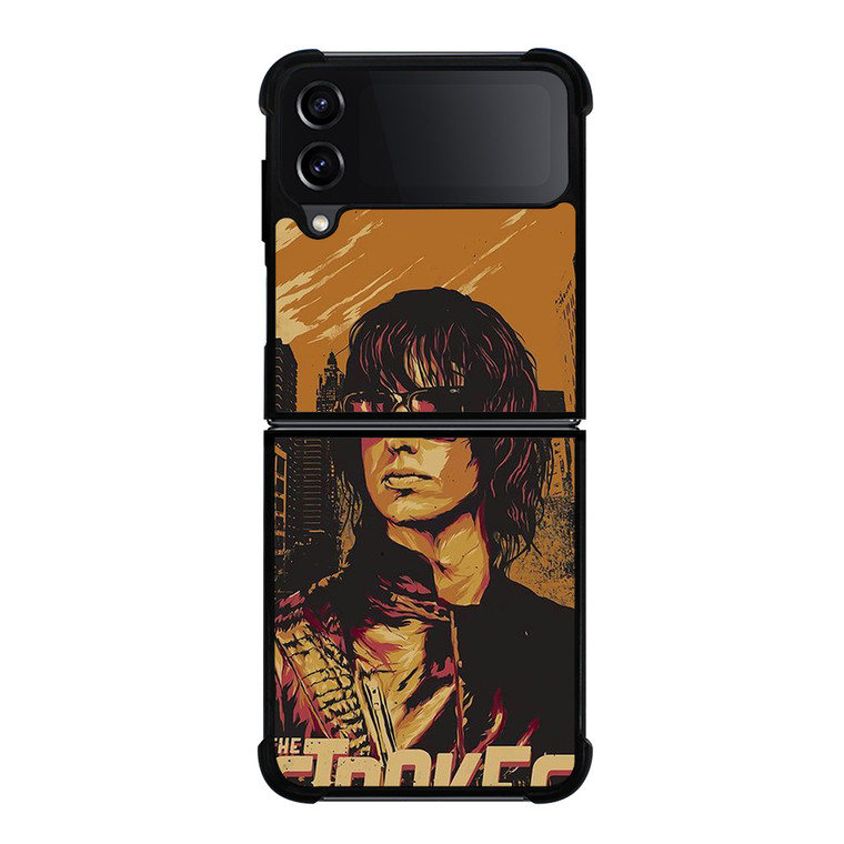 THE STROKES BAND VINTAGE POSTER Samsung Galaxy Z Flip 4 Case Cover