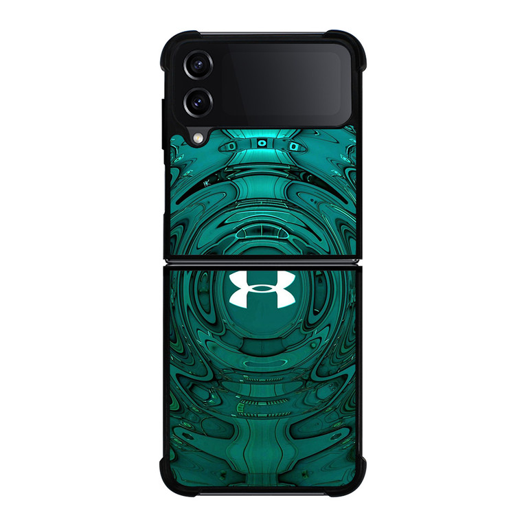 UNDER ARMOUR LOGO LIQUID GREEN Samsung Galaxy Z Flip 4 Case Cover