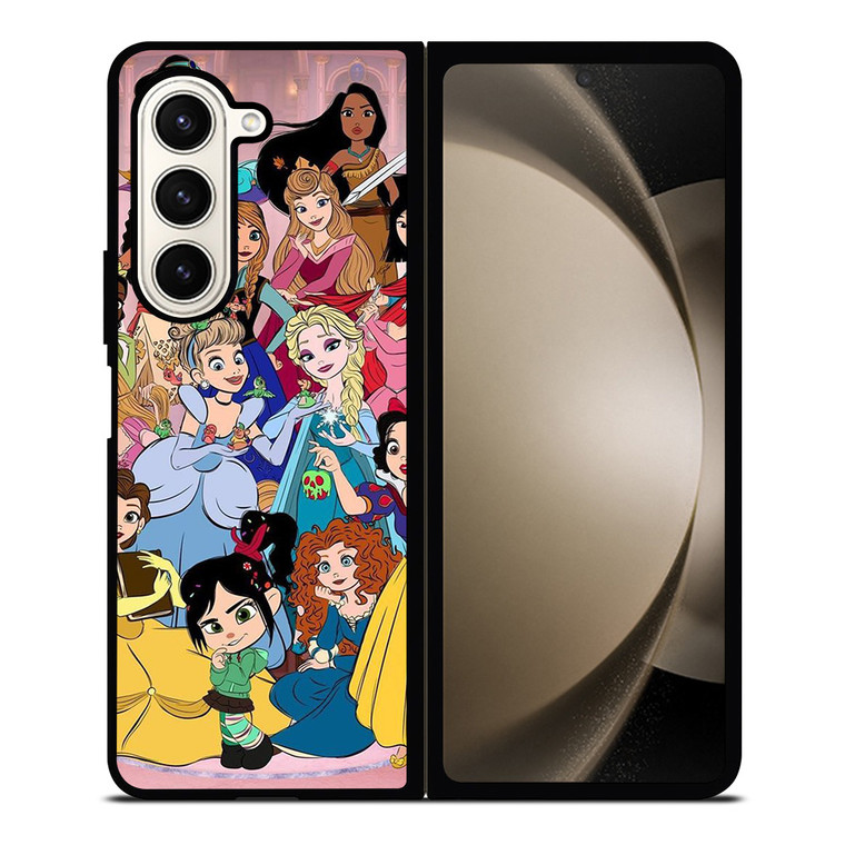 CARTOON DISNEY PRINCESS X VENELLOPE Samsung Galaxy Z Fold 5 Case Cover