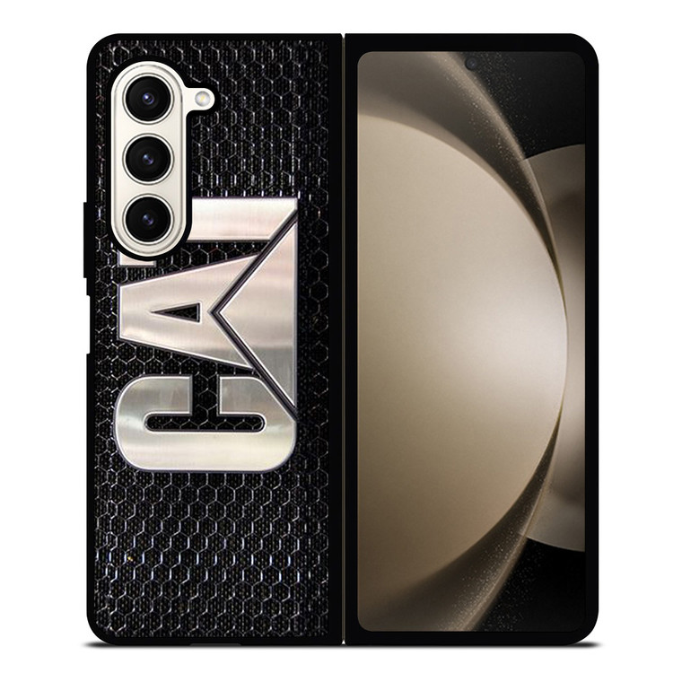 CATERPILLAR LOGO CAT NAME PLATE Samsung Galaxy Z Fold 5 Case Cover