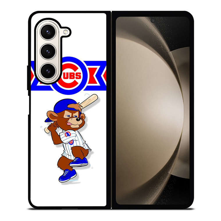 CHICAGO CUBS LOGO BASEBALL TEAM MASCOT Samsung Galaxy Z Fold 5 Case Cover