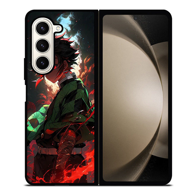 DEMON SLAYER TANJIRO KAMADO ANIME MANGA Samsung Galaxy Z Fold 5 Case Cover