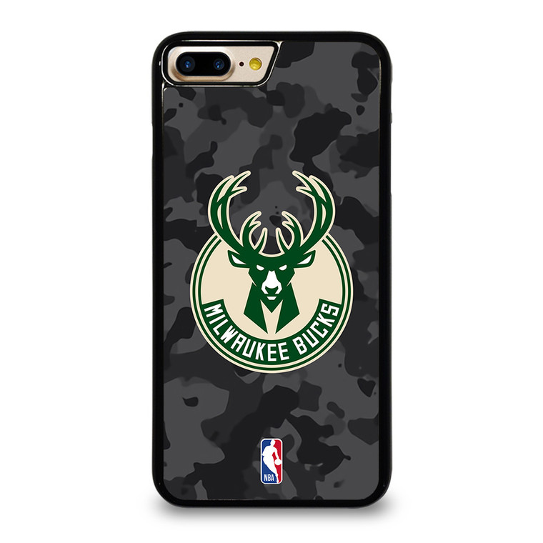 MILWAUKEE BUCKS BLACK CAMO iPhone 7 / 8 Plus Case Cover