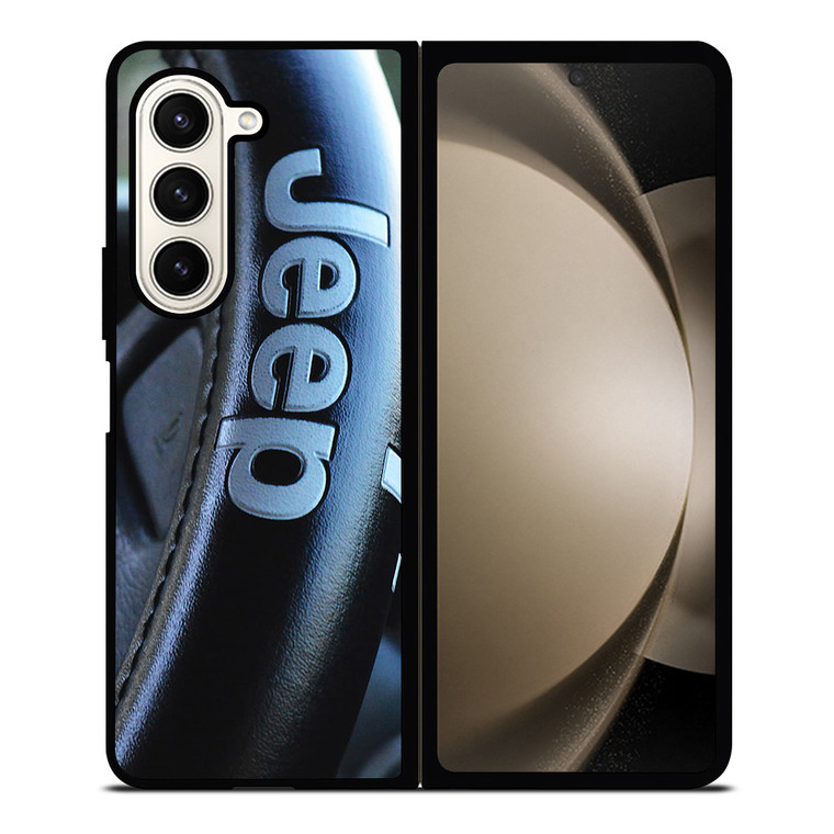 JEEP LOGO STEERING INTERIOR Samsung Galaxy Z Fold 5 Case Cover