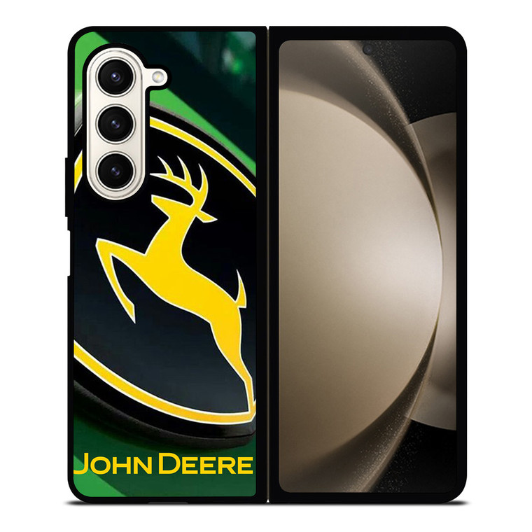 JOHN DEERE TRACTOR EMBLEM LOGO Samsung Galaxy Z Fold 5 Case Cover