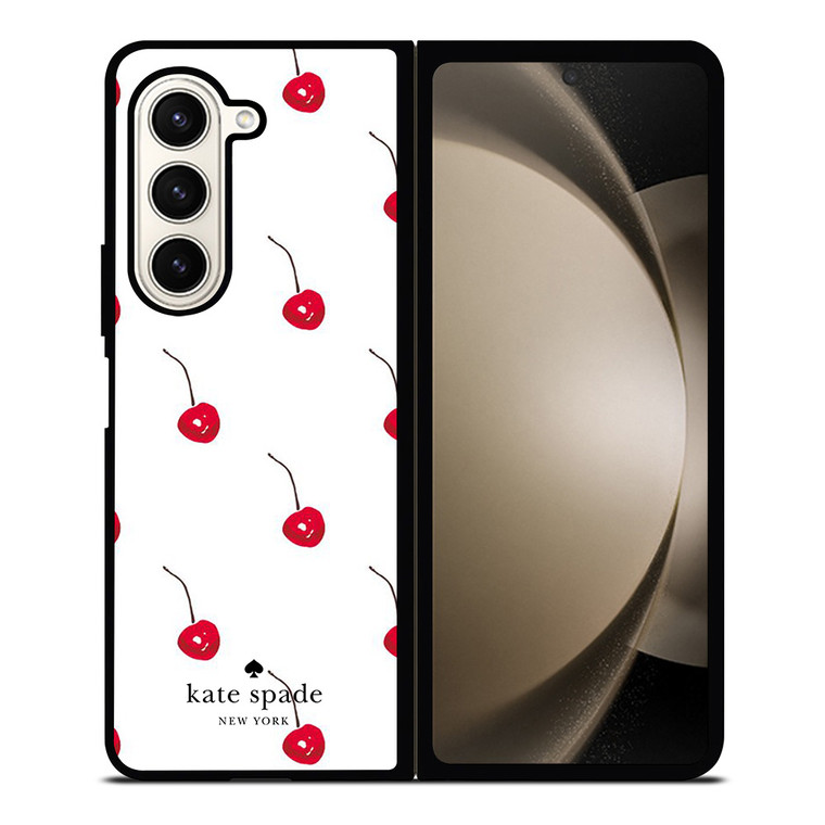 KATE SPADE NEW YORK LOGO CHERRIES Samsung Galaxy Z Fold 5 Case Cover