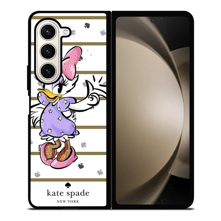 KATE SPADE NEW YORK LOGO DAISY DUCK DISNEY Samsung Galaxy Z Fold 5 Case Cover
