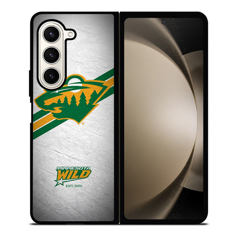 MINNESOTA WILD LOGO NHL HOCKEY TEAM ICON Samsung Galaxy Z Fold 5 Case Cover